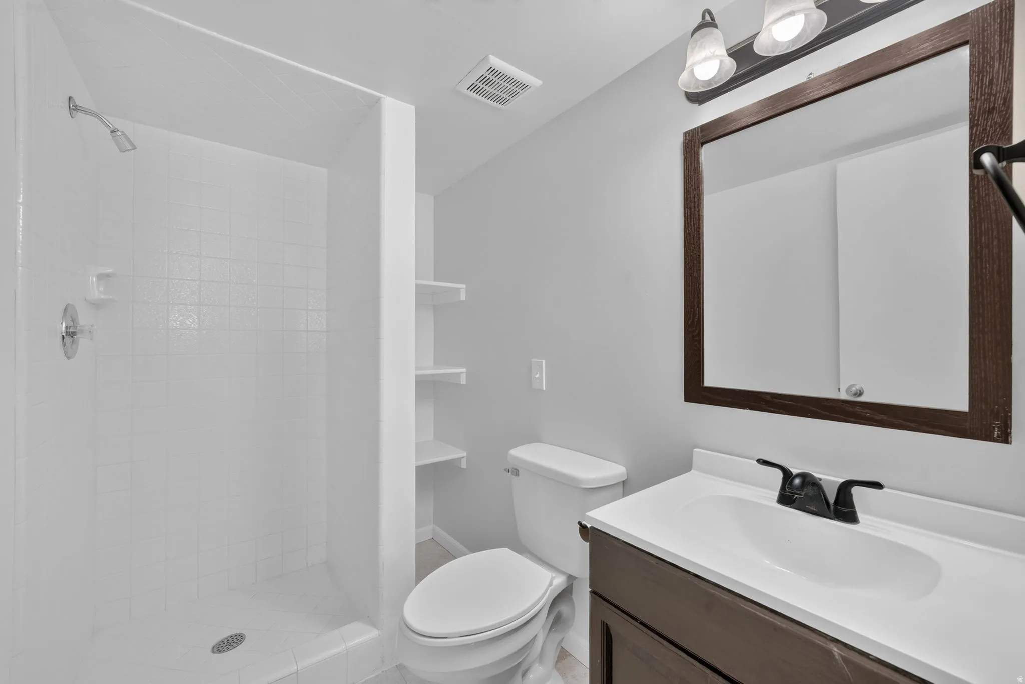 Downstairs primary bathroom.