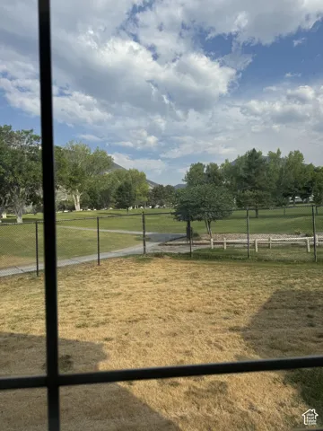 View of golf course from back yard.