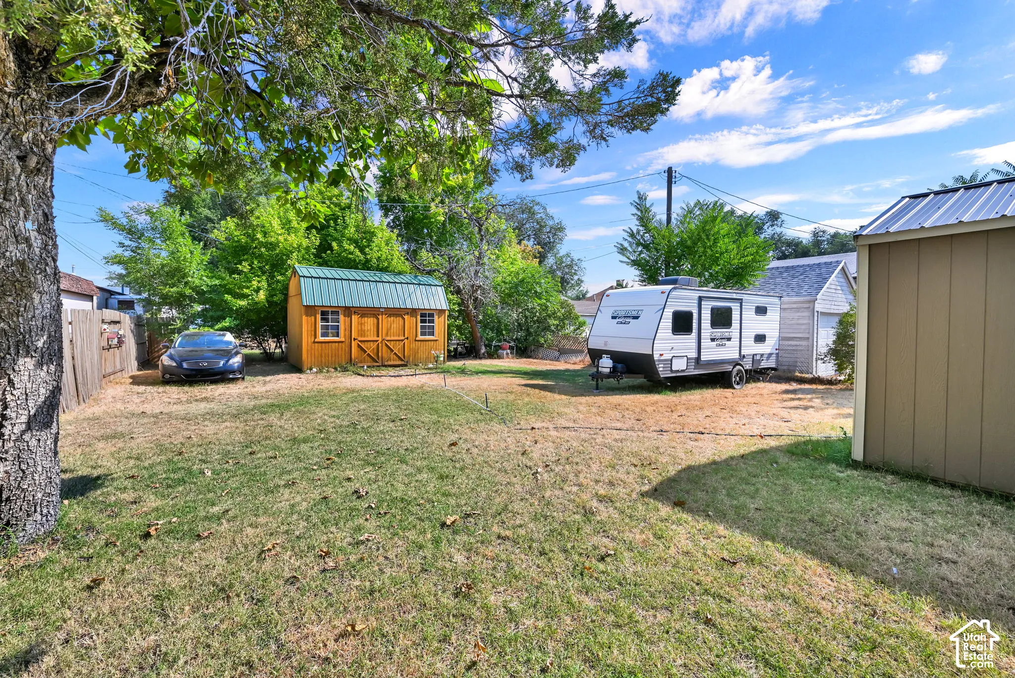 Fully fenced comes with one shed