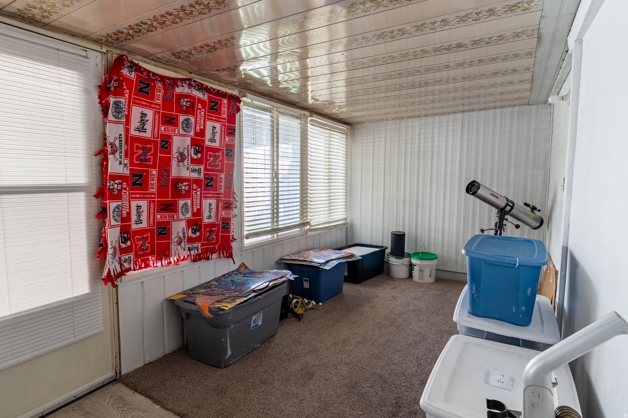 1st Bedroom with a walkout