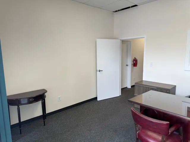 Reception area leading to Private Offices and back flex area