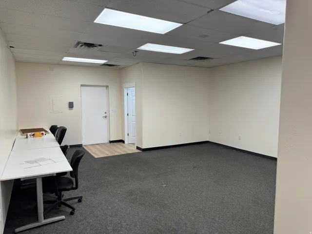 Back area with second rear exit.