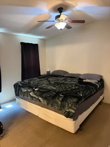 Ceiling fan with integrated lighting