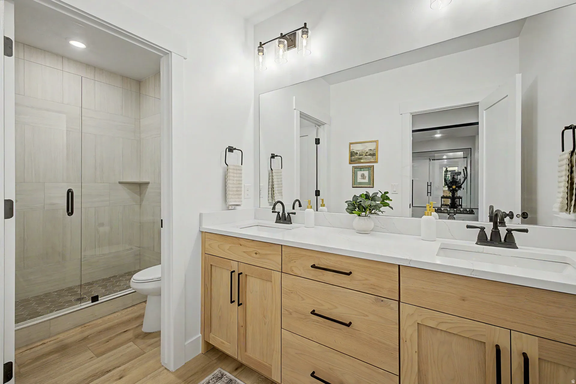 Main Bathroom in BasementImages are from GTM's 2026 SL Parade Home.