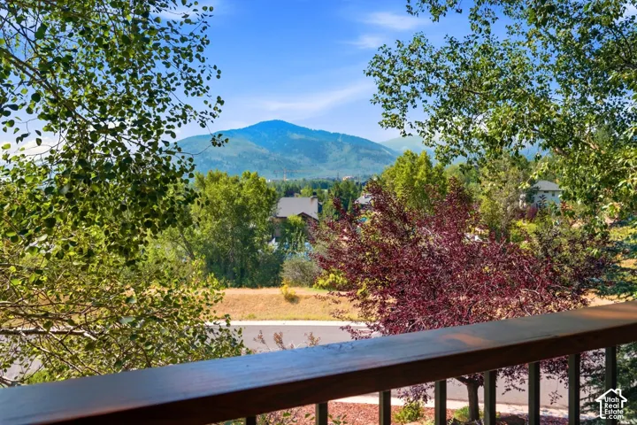 Private balcony with views of the mountains and ski resorts right in the comfort of your primary suite!