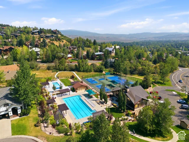 Views of the Canyons, Deer Valley and Park City Ski Resorts. Sun Peak Clubhouse allows access to 312 acres of community open space, hiking trails, mountain biking trails, walking trails, tennis courts, pickleball courts, a pool and more! Perfectly situate