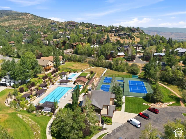 Views of the Canyons, Deer Valley and Park City Ski Resorts. Sun Peak Clubhouse allows access to 312 acres of community open space, hiking trails, mountain biking trails, walking trails, tennis courts, pickleball courts, a pool and more! Perfectly situate
