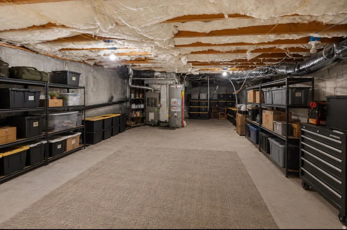 Dedicated stairs take you to your crawl space and mechanical room with ample storage.