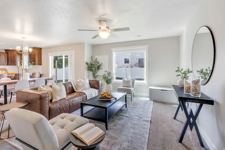 Open-concept living area
