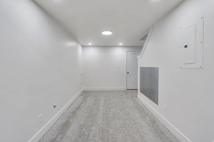 Hallway to the family room