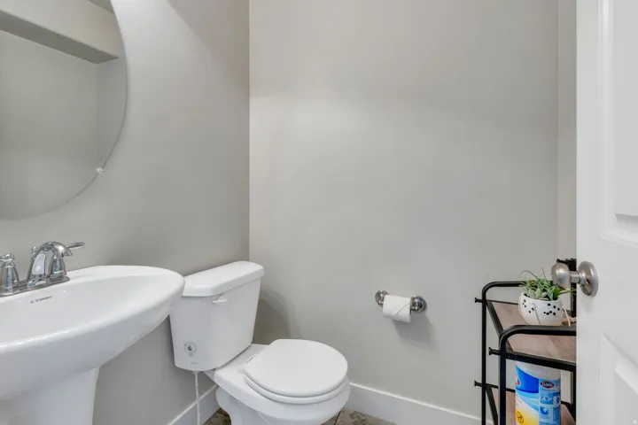 Guest half bath on main floor