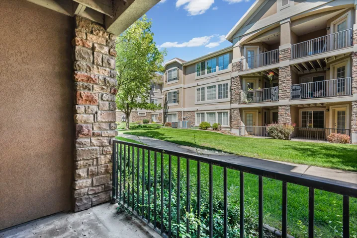 Stone veneer accents and stucco exterior