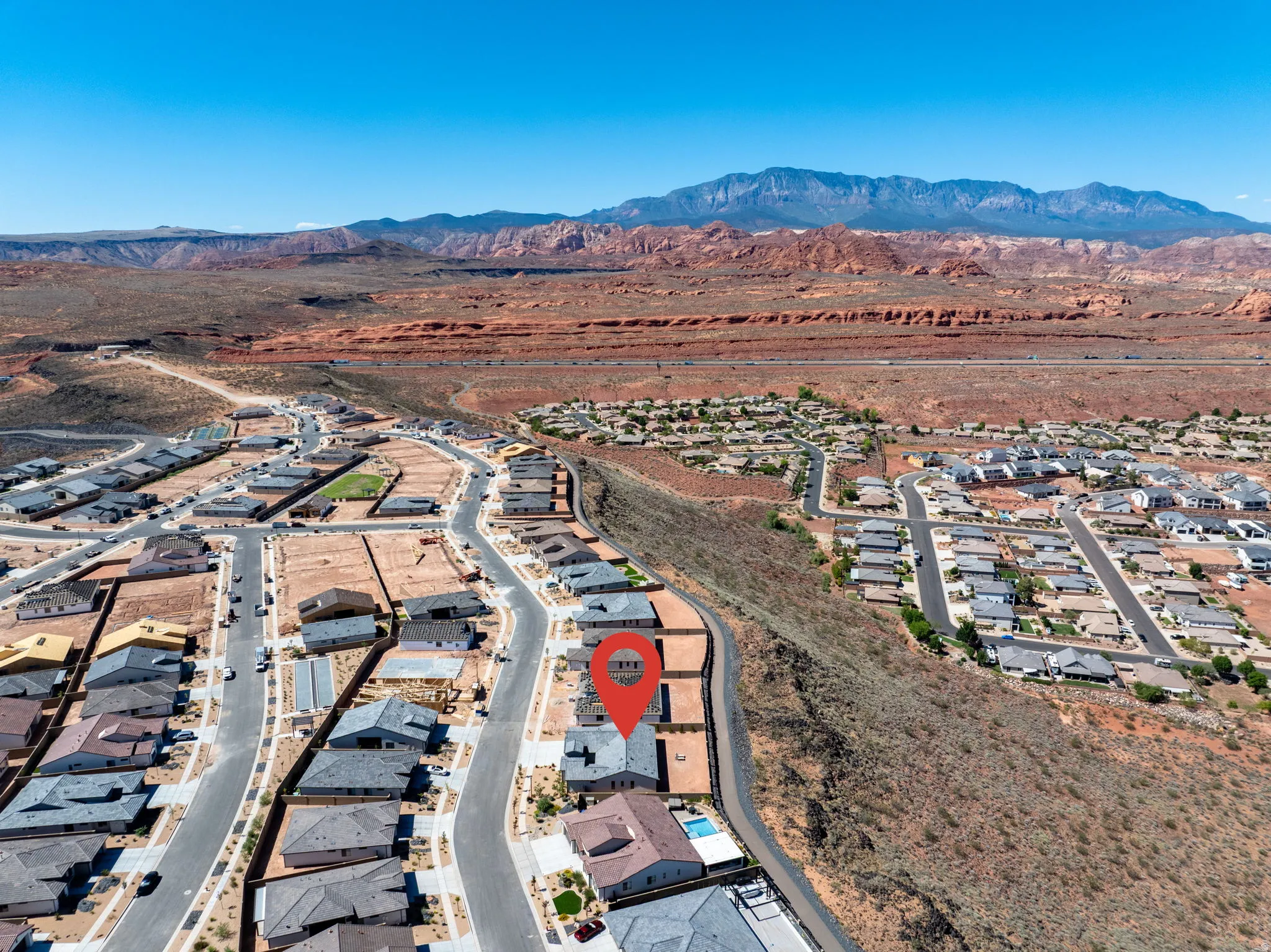 View toward Pine View Mountain