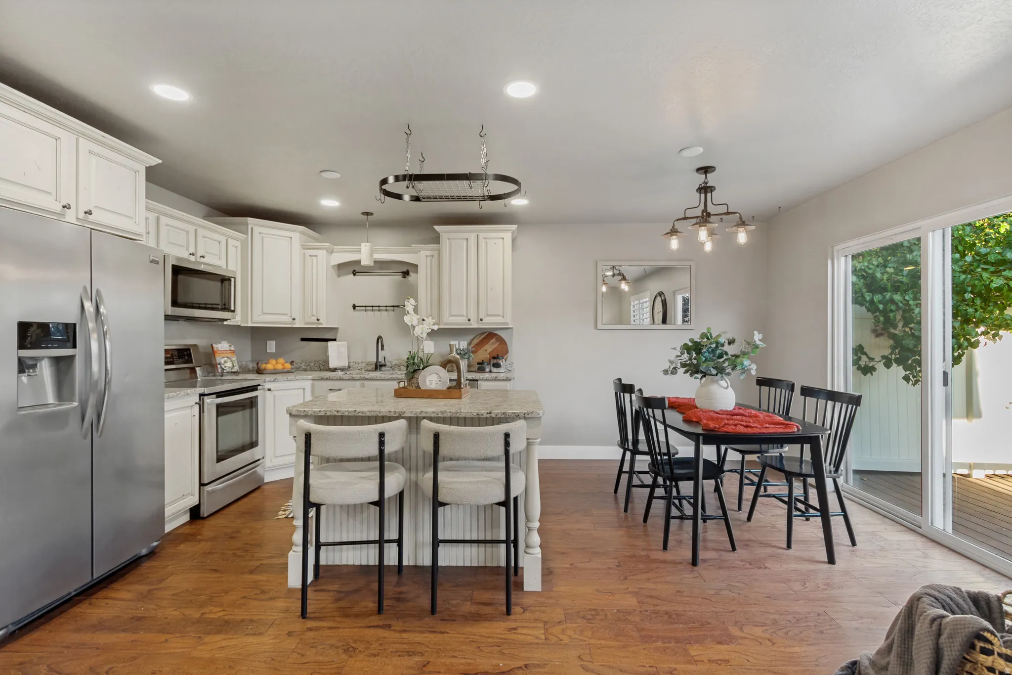 Kitchen and dining area