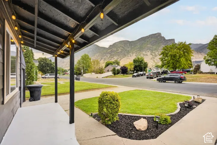 Mountain view from front porch