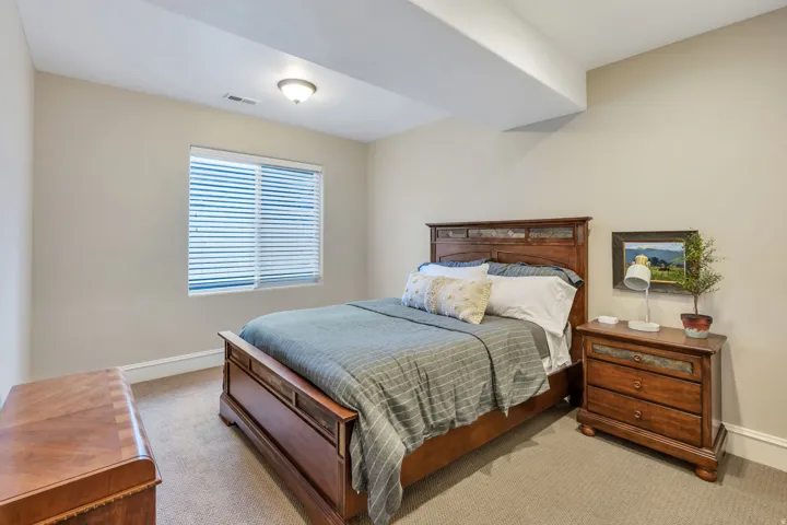 Large basement bedroom.