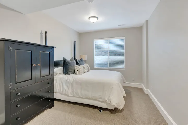 Large basement bedroom.