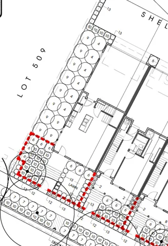 Site Plan. Illustrating the property's layout and surrounding elements