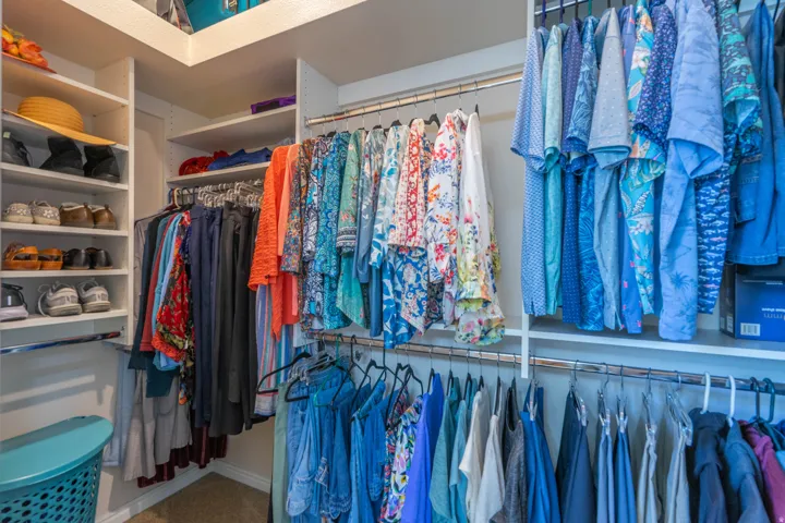 Primary closet