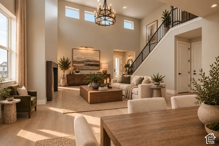 AI staged photo of Family room