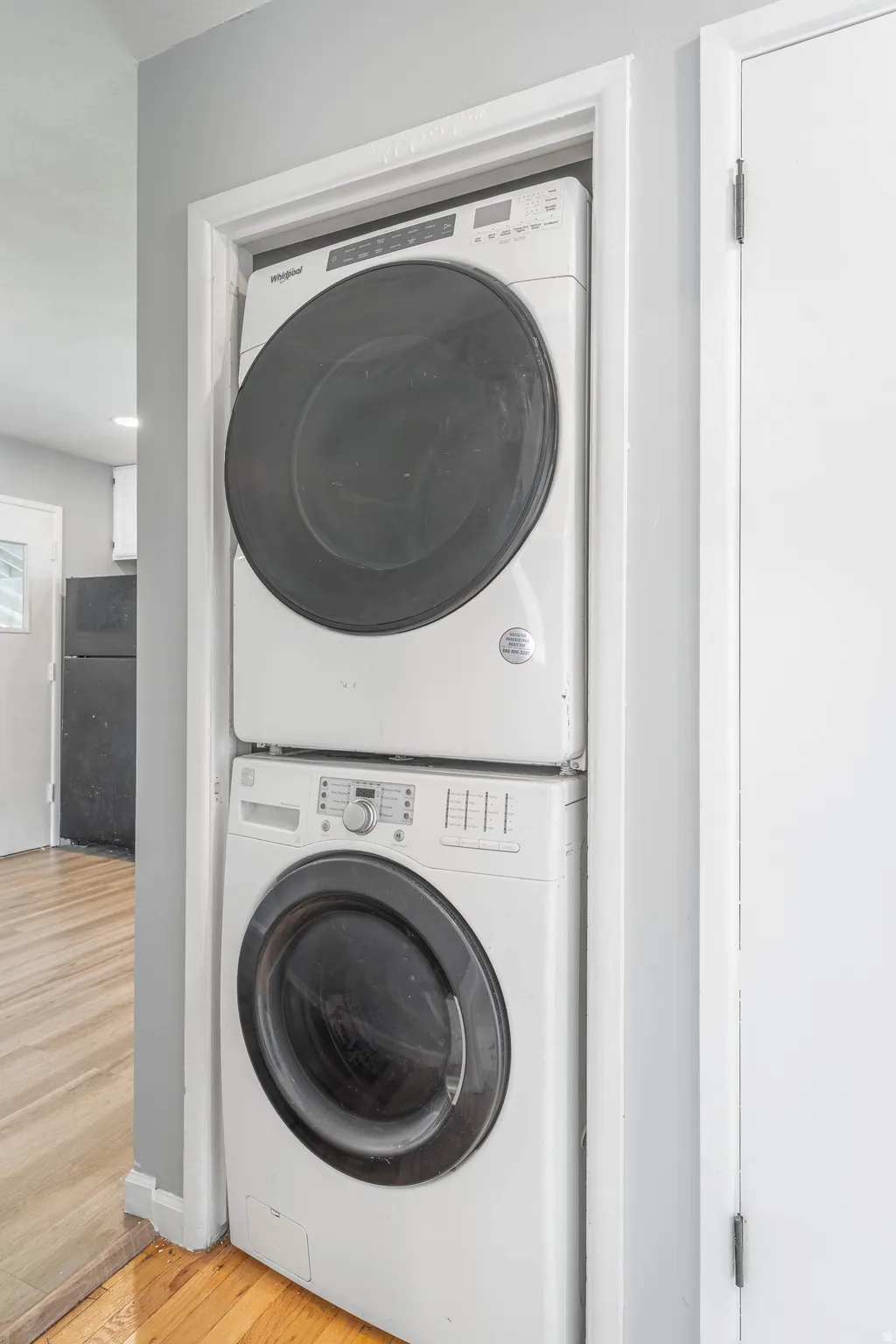 Main Floor Laundry (Washer and Dryer stay) AI generated