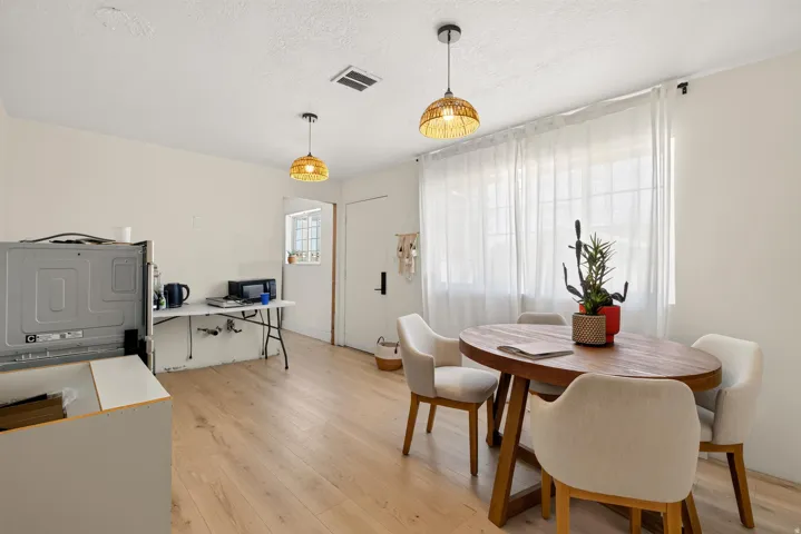 Light wood-finish flooring throughout