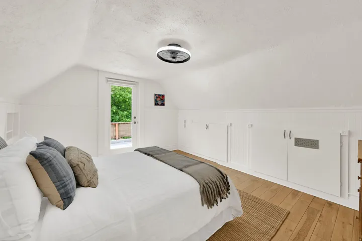 Bedroom with balcony