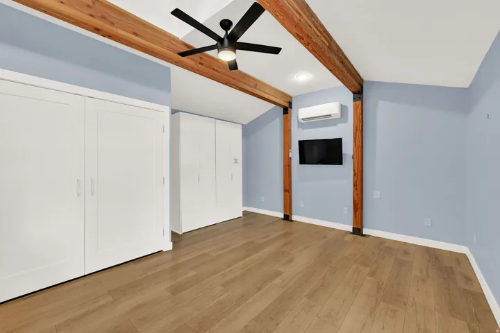 Interior of ADU with Murphy bed