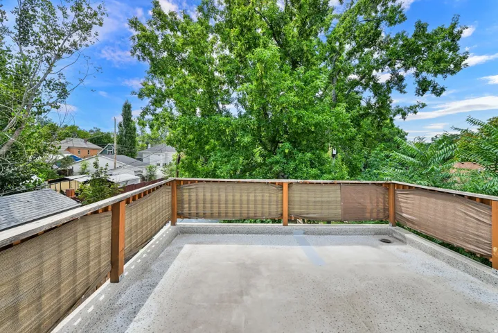 Balcony off of bedroom