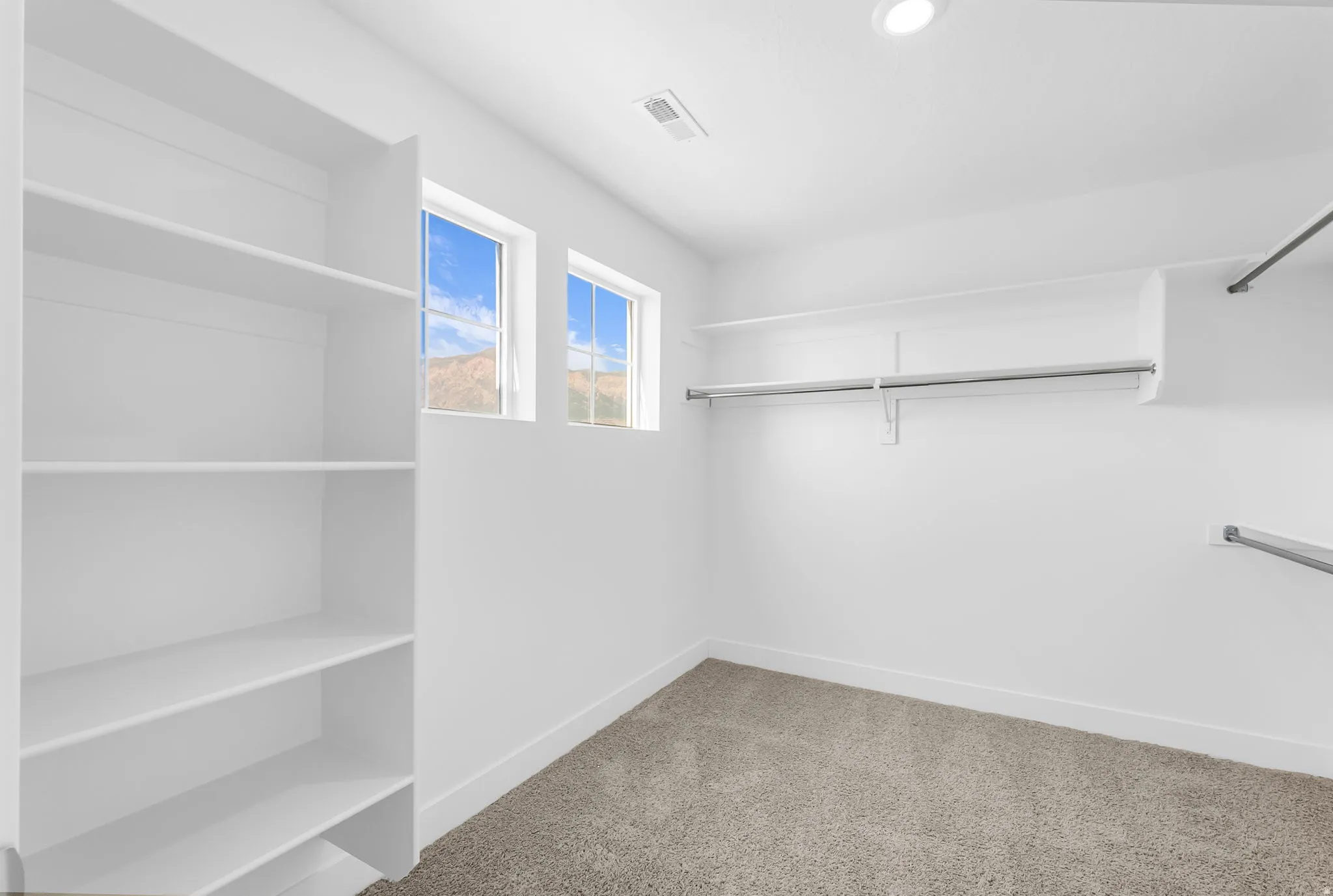 Primary walk-in closet