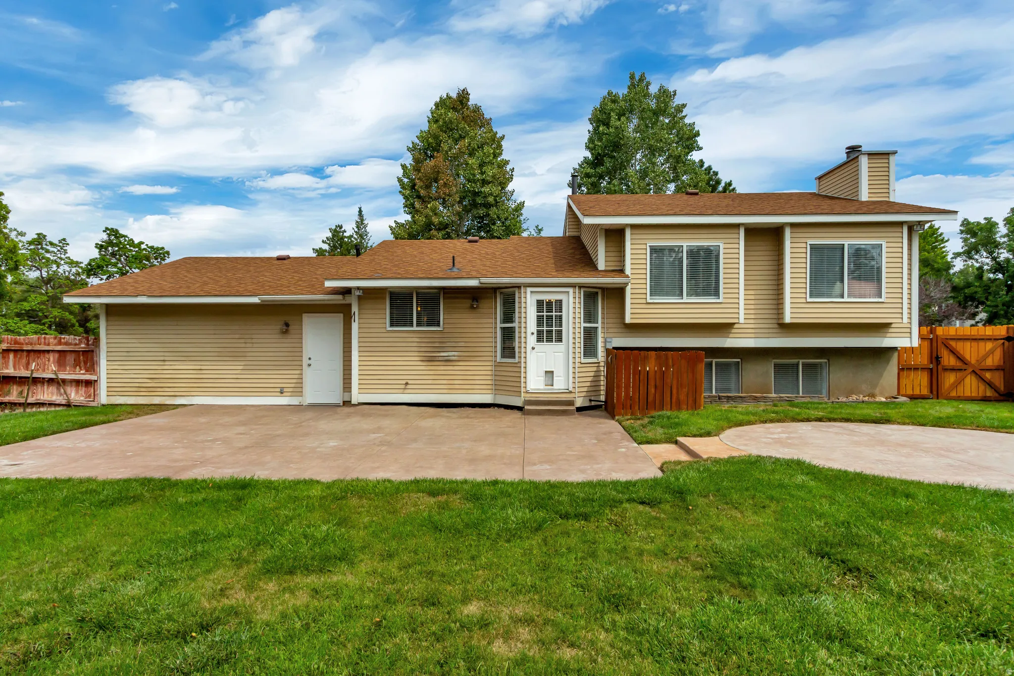 Expansive backyard
