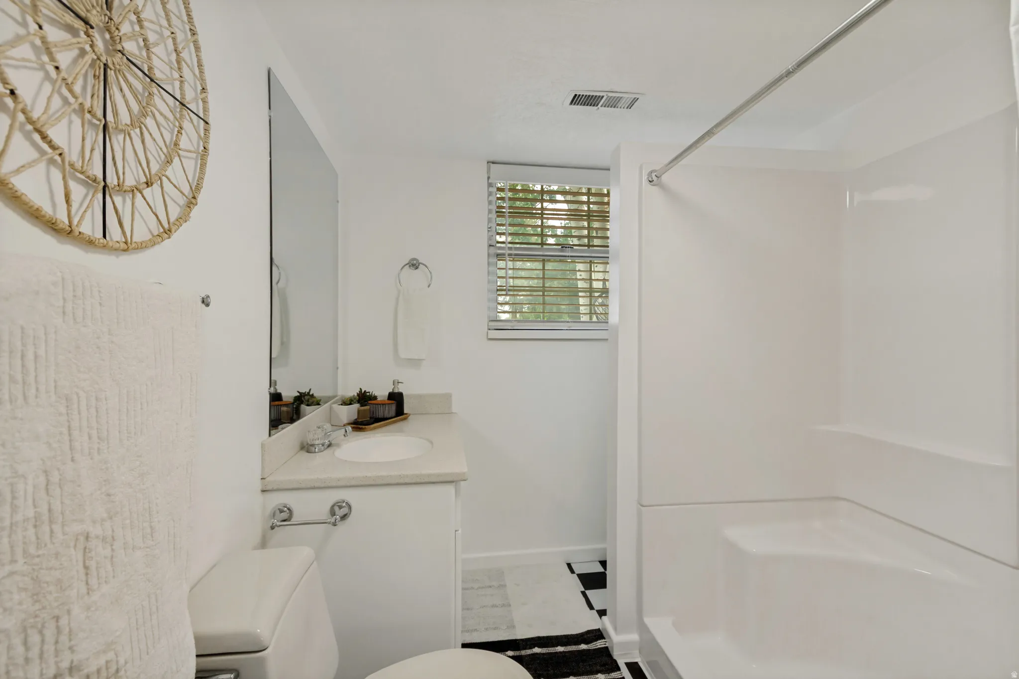 Second Three quarter bath attached to fourth bedroom and  main lower level family space