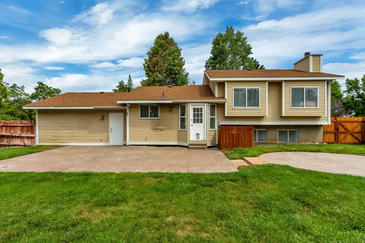 Expansive backyard