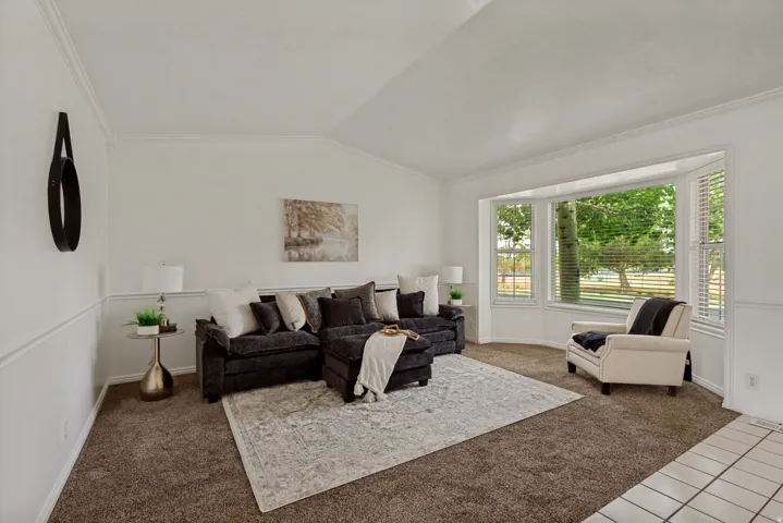 Spacious formal living area