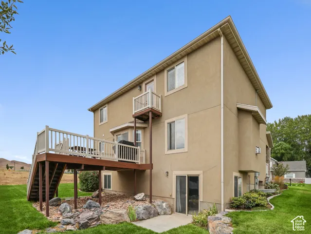 Deck Offers Beautiful Lake Views
