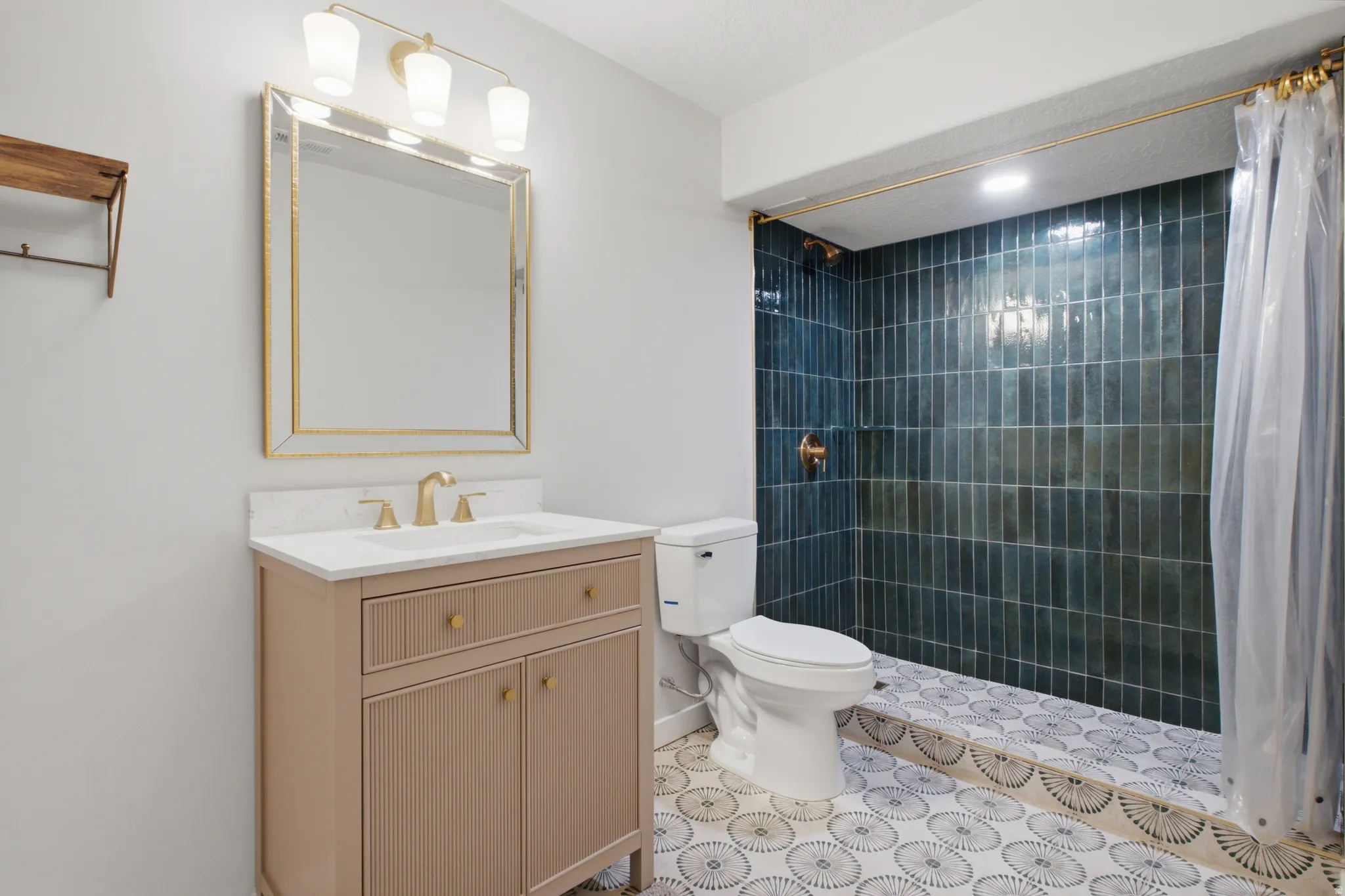 Basement bathroom
