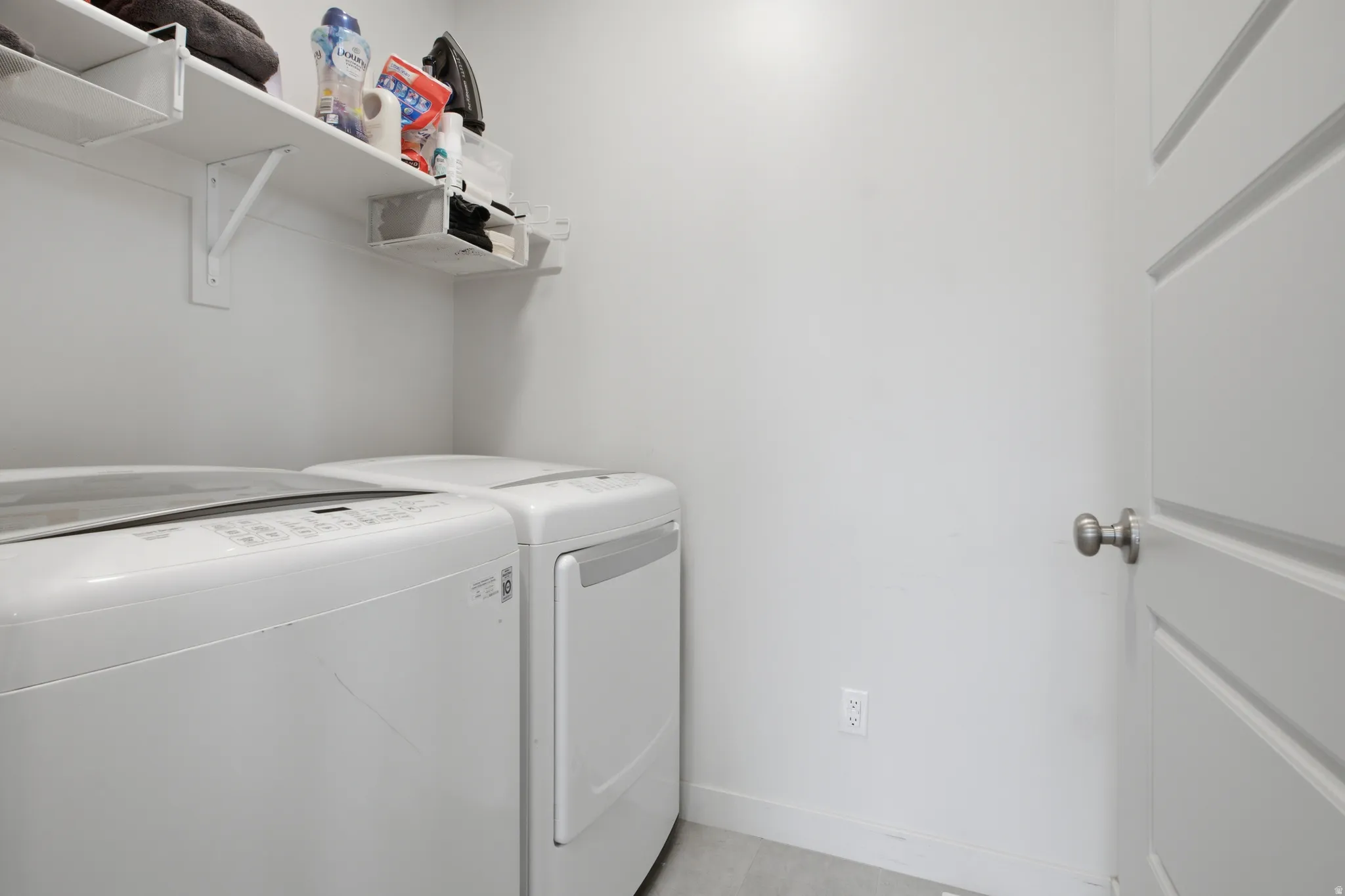 Laundry room on main level