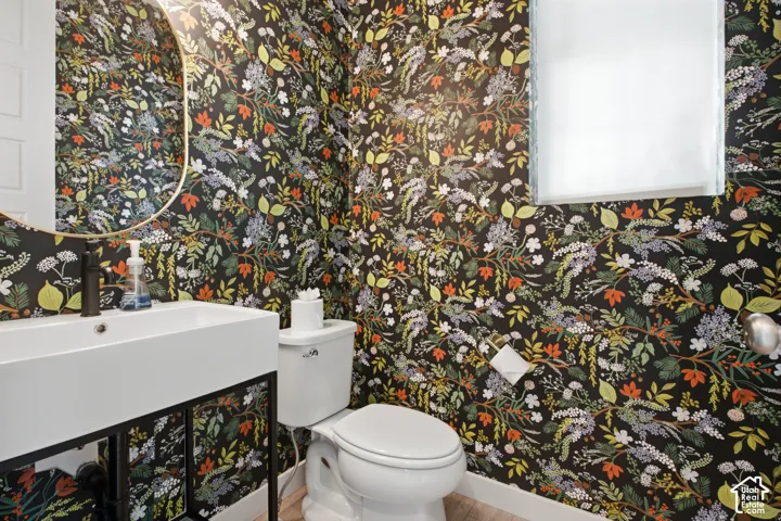 1/2 bathroom on main level