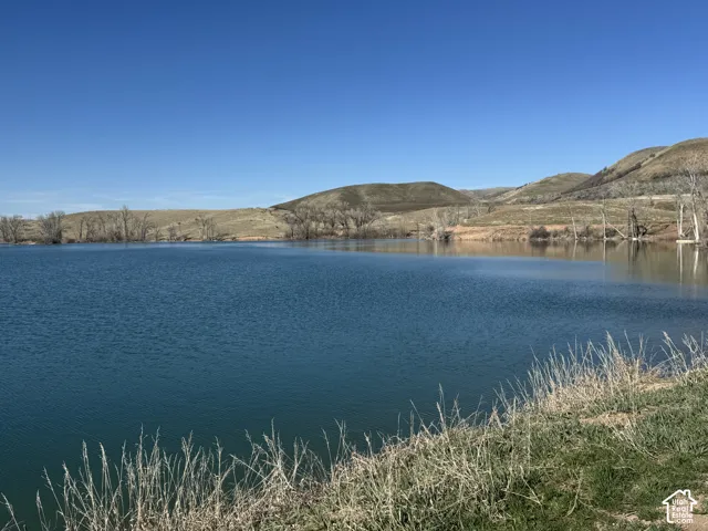Water view with a mountain backdrop