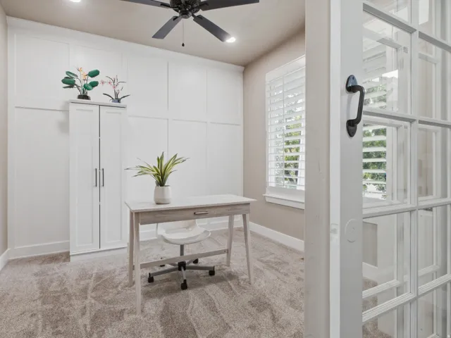 Bonus space on the main level that can be used as a HOME OFFICE
