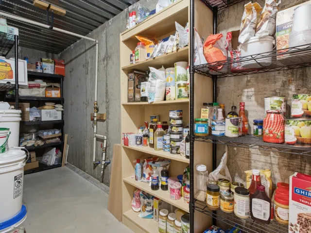 a spacious cold storage