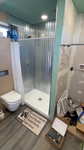 Bathroom of tiny home