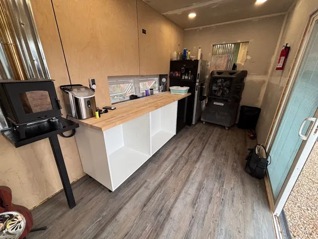 Inside tiny home