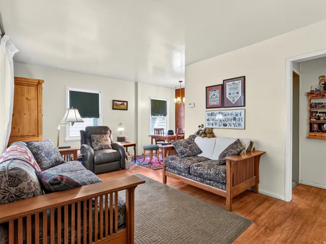 Hardwood-style flooring throughout
