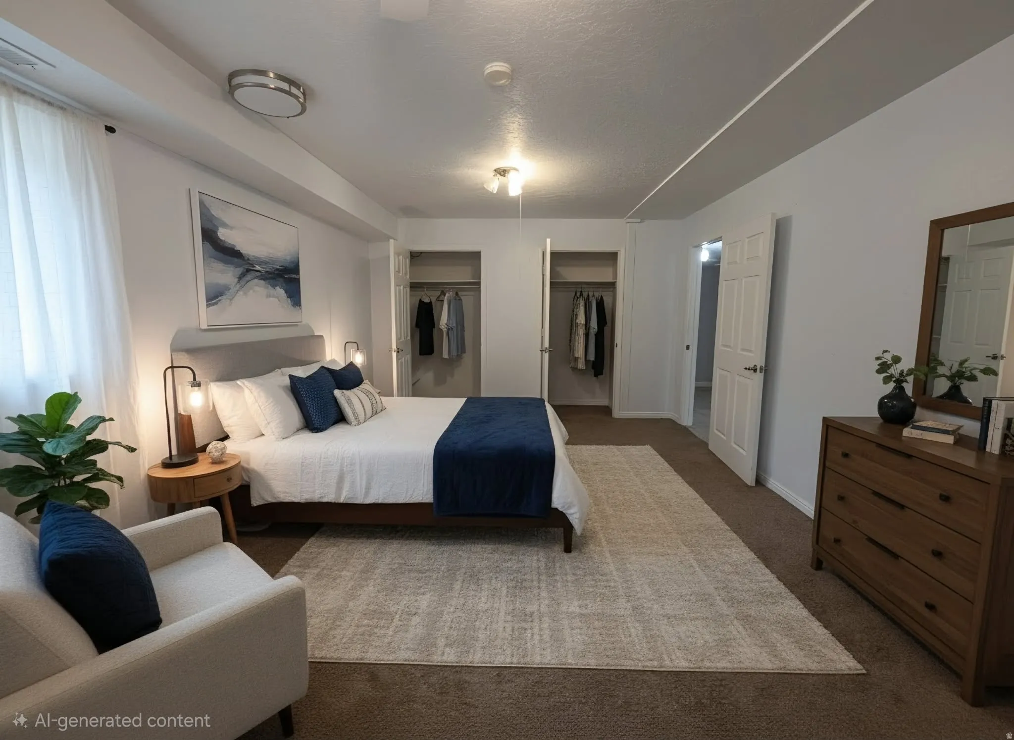 Recessed lighting and ceiling-mounted fixture