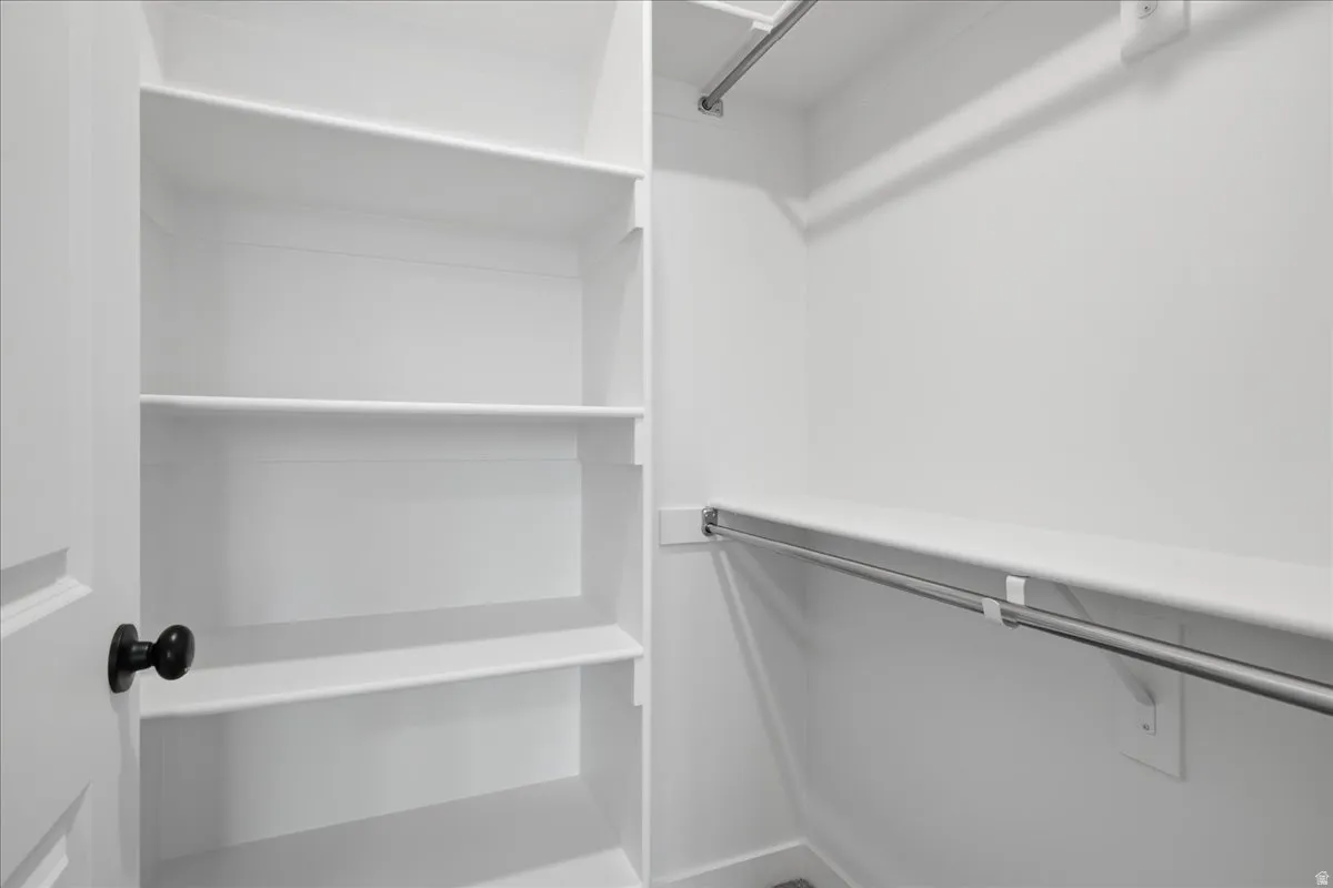 Walk-In Closet in Bedroom Upstairs.