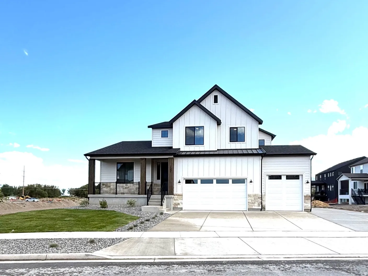 Beautiful Farmhouse Maple Plan on a .21 Lot & a Huge RV PAD.