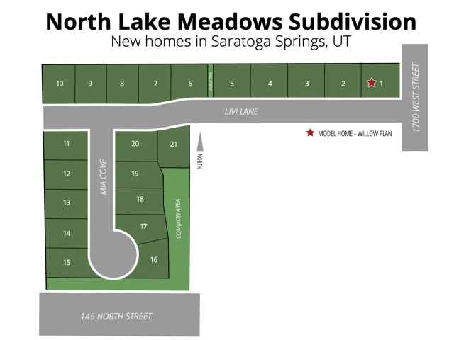 North Lake Meadows Community Map
