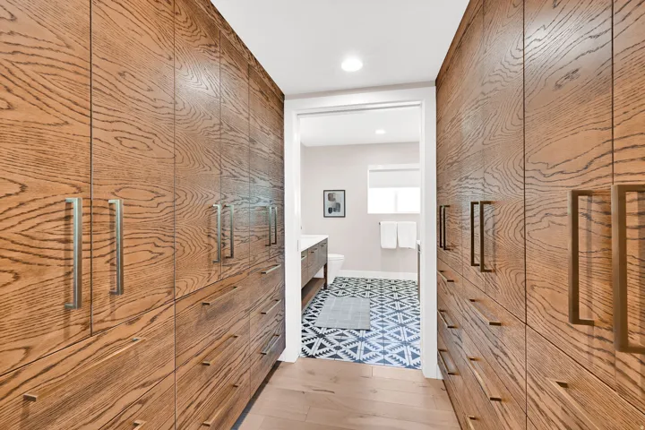 Primary closet