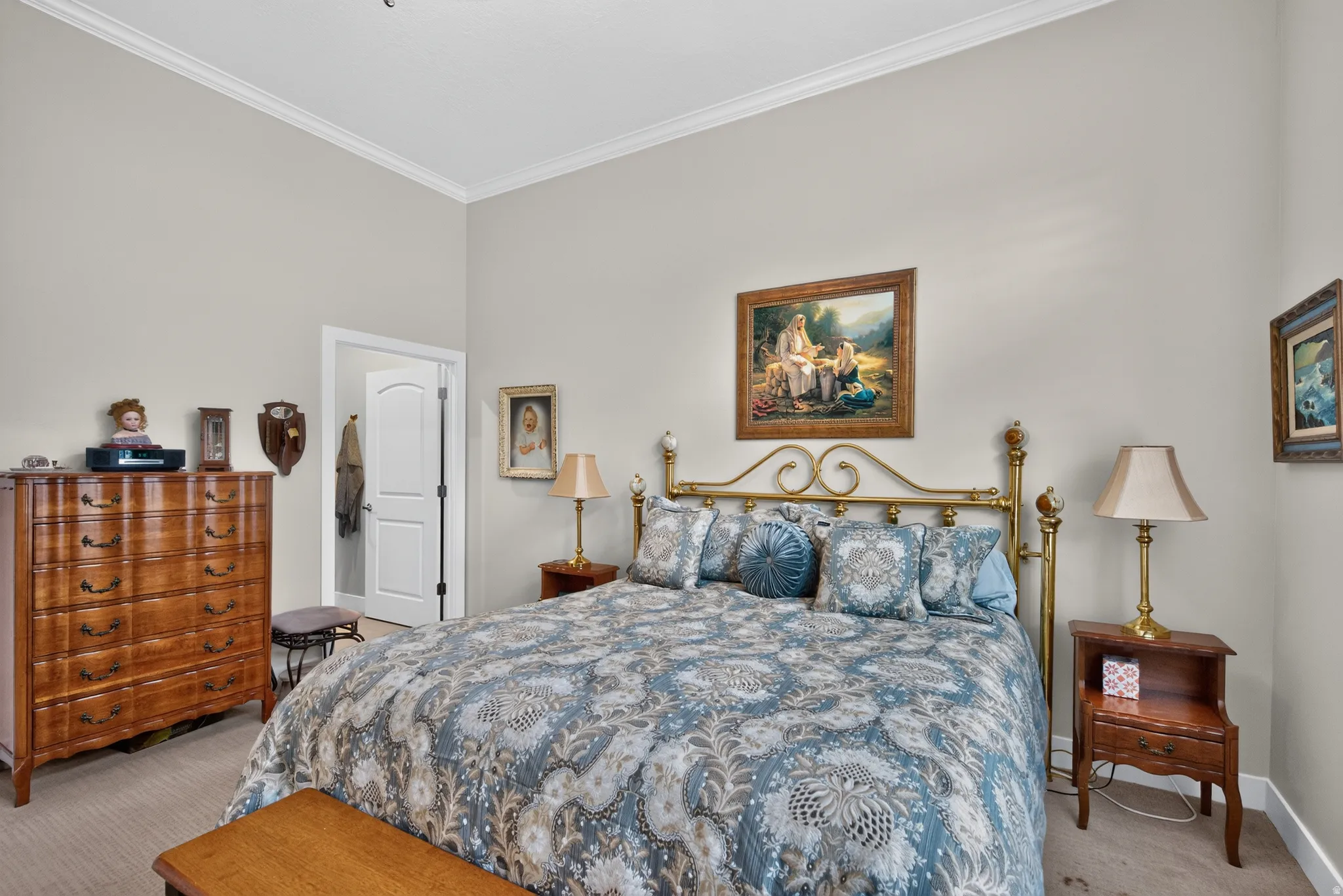 Spacious primary bedroom